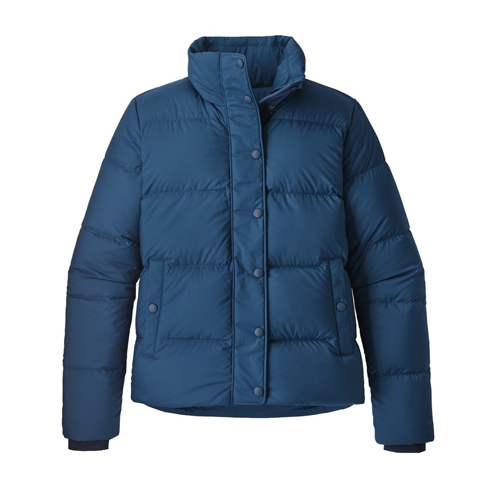 Patagonia Blue Women’s Silent Down Jacket